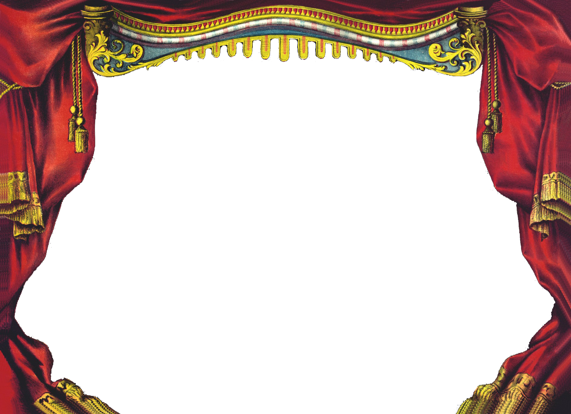 Stage Curtain Background - Giclee Print: Male Principal Wall Art : 16x20in (1920x1391), Png Download