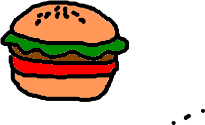 Hambúrguer - Fast Food (1020x608), Png Download