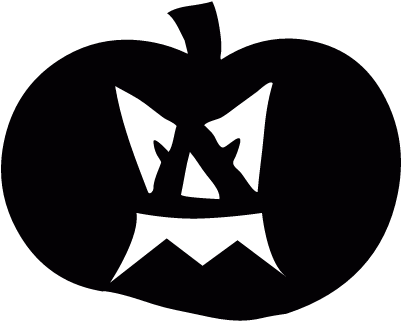 Halloween Ugly Pumpkin Face Vector - Laser Cut Acrylic Halloween Pumpkin 100mm 4" Wide Pendent/necklace (400x400), Png Download