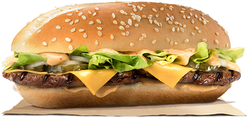Long Big King Burger King (500x540), Png Download