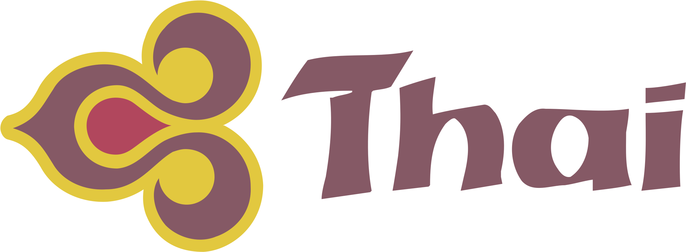 Thai Airways Logo Png Transparent - Thai Airways Logo Png (2400x2400), Png Download