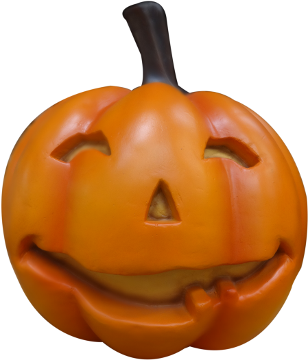 Pumpkin With Smiley Face - Smiley Face Pumpkin (768x576), Png Download