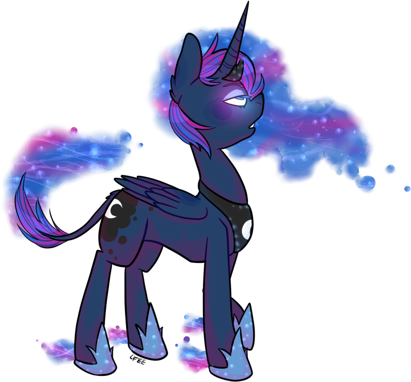 Soullessteddybear, Classical Unicorn, Glowing Eyes, - Cartoon (823x769), Png Download