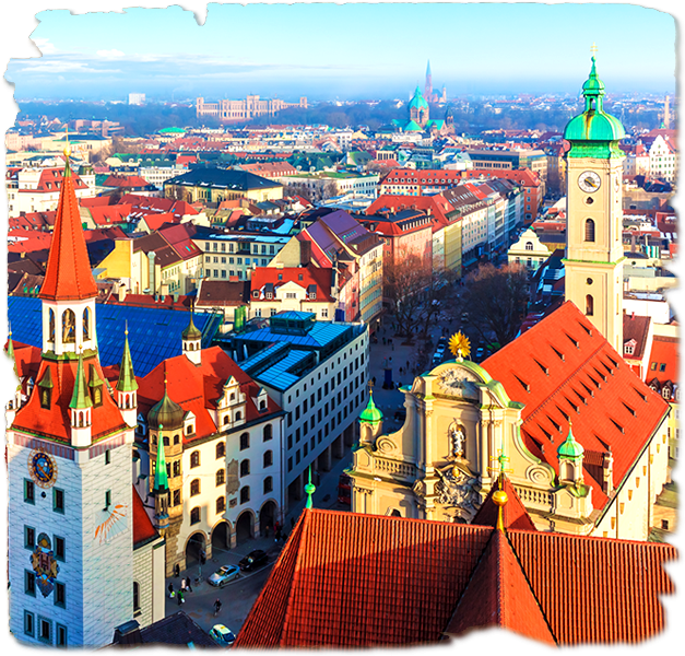 Berlín, Ruta Romántica Y Múnich, Circuito Clásico - München (640x700), Png Download