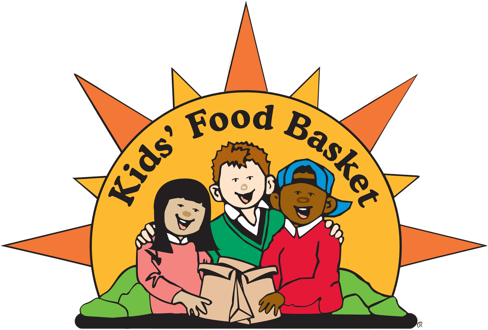 Kids' Food Basket - Kids Food Basket (1600x1075), Png Download