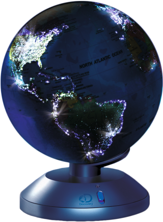 Globo Terráqueo 2 En 1 - Globe (530x530), Png Download