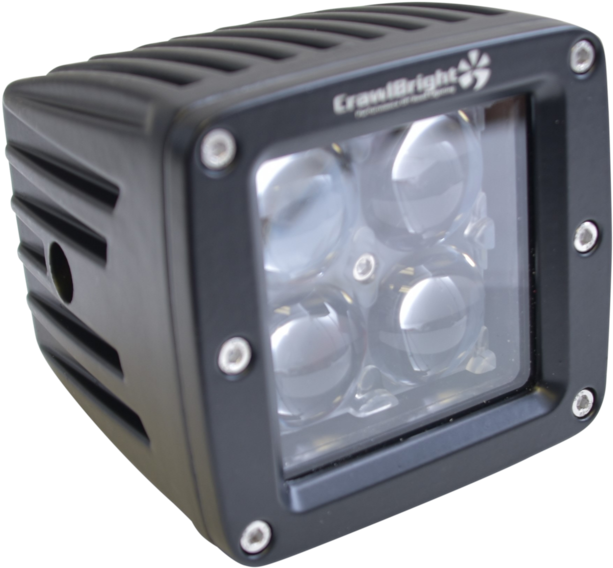 3" Led Light Pod, Spot Beam, - Light-emitting Diode (1024x683), Png Download