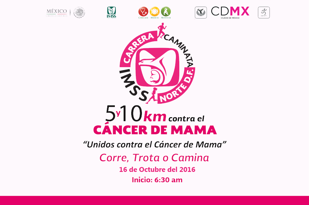 Carrera Contra El Cáncer De Mama - Breast Cancer (1017x675), Png Download