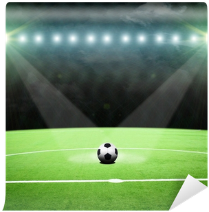 Soccer Stadium With The Bright Lights Wall Mural • - Stadium (400x400), Png Download