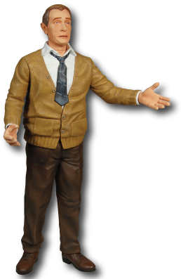 Old Man - Action Figure - " - Old Man Action Figure (500x400), Png Download