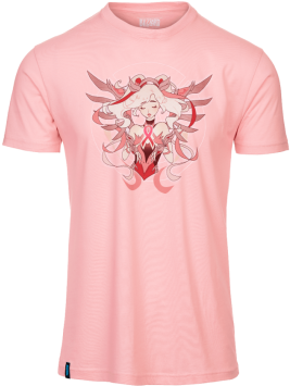 Pueden Ir A La Blizzard Gear Store Para Obtener Más - Overwatch Mercy Breast Cancer Shirt (380x380), Png Download