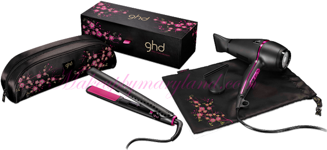 Ghd Lanza Anualmente La Edición Solidaria Pink Que - Ghd Pink Flowers (640x299), Png Download