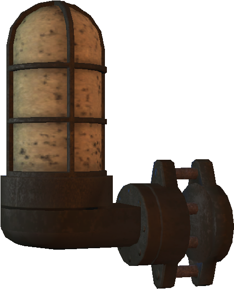 Industrial Wall Light - Wiki (647x647), Png Download