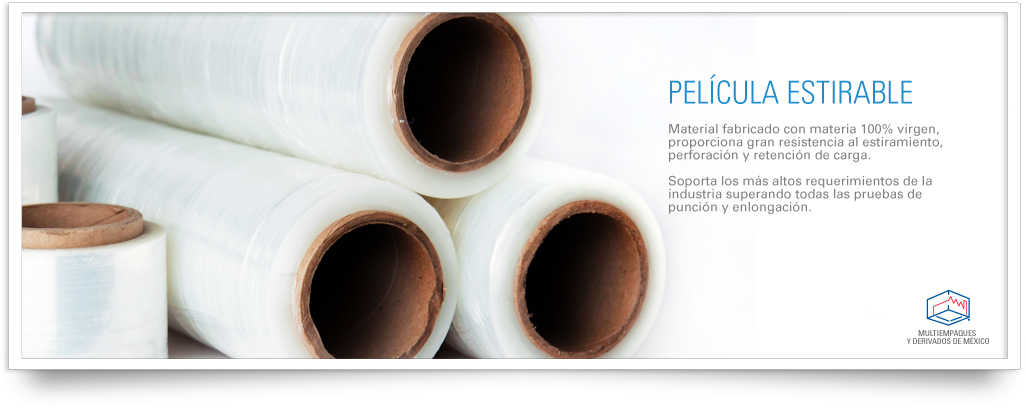 Stretch Film Se Usa Principalmente Para Emplayar Mercancía, - Pelicula Estirable Para Emplayar (1026x408), Png Download