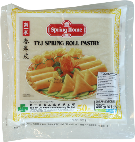Spring Home Tyj Spring Roll Pastry - Tyj Spring Roll Pastry (500x500), Png Download
