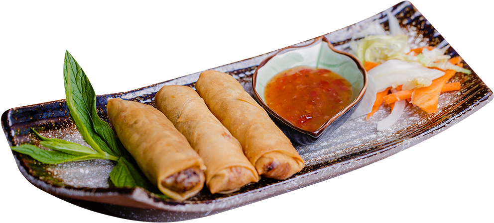 Fried Spring Roll - Frying (1024x1024), Png Download