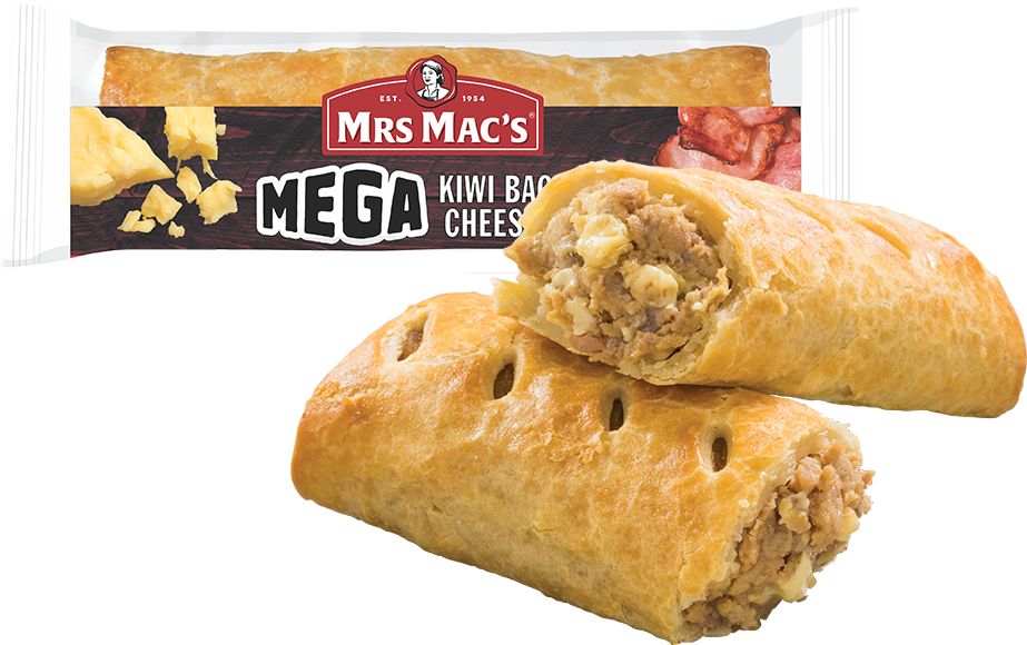 Mega Kiwi Bacon & Cheese Roll - Mrs. Mac's Kitchen (1000x700), Png Download