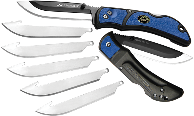 5" Razorlite Edc - Outdoor Edge Razor-lite Edc Folding Knife (727x488), Png Download