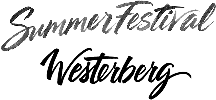 Brush Lettering Summer Festival Westerberg - Festival (800x368), Png Download