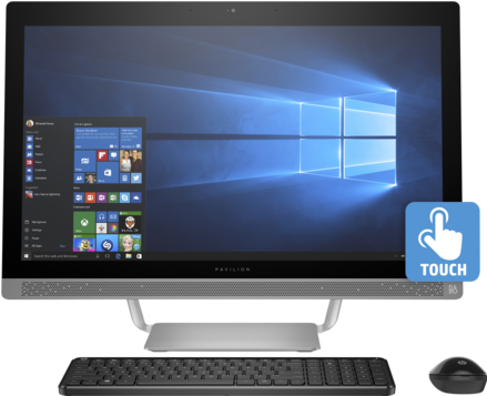 Computadora Hp Pavilion All In One - Hp Pavilion All In One 27 A240se (474x356), Png Download