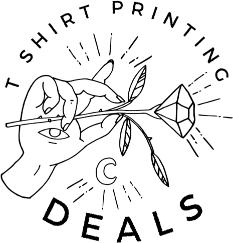 T Shirt Printing Deals Illustration - Black And White Shirt Prints (500x500), Png Download