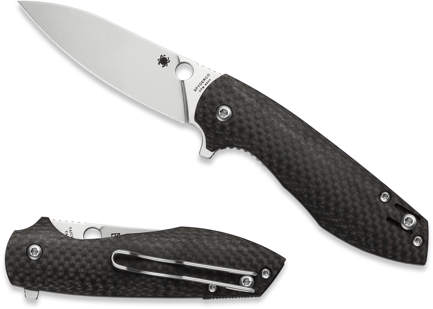 Drawn Glasses Carbon - Spyderco (1043x800), Png Download