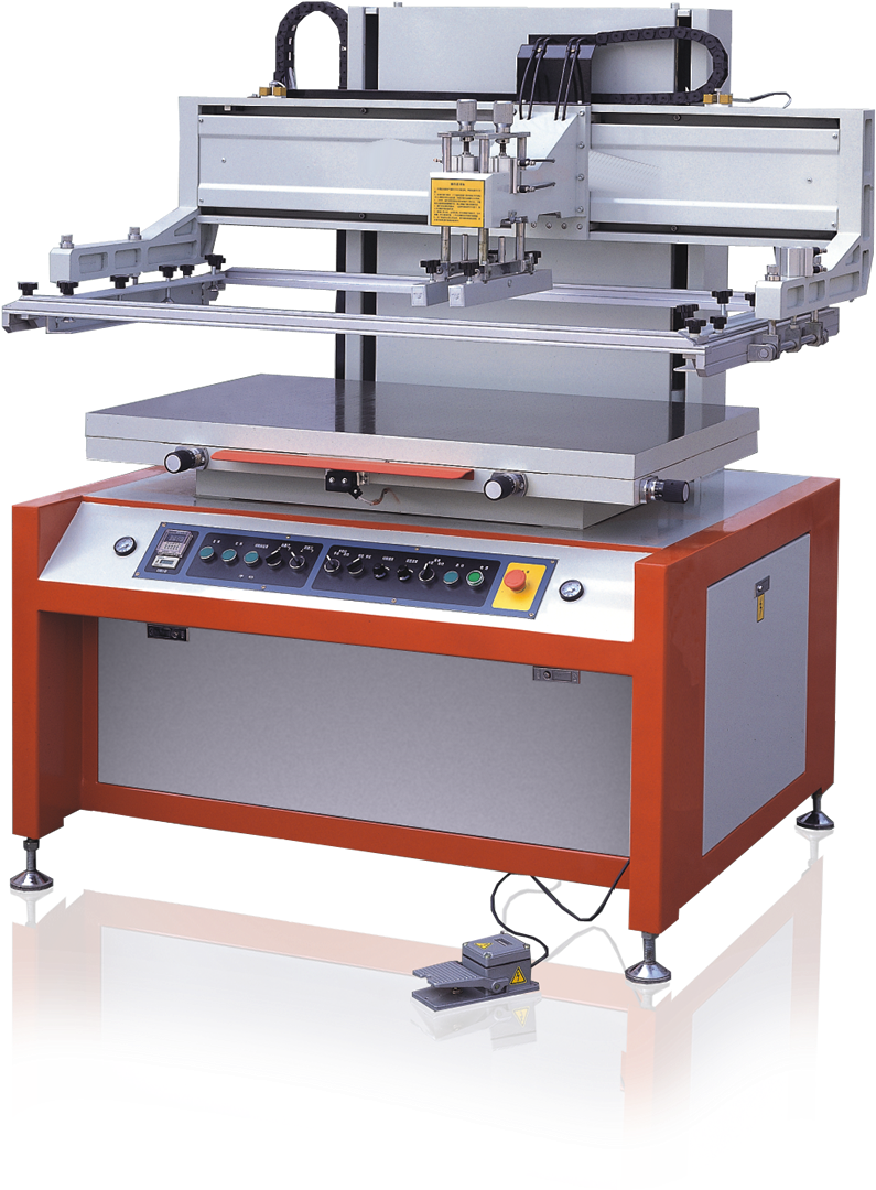 Semi-automatic Cantilever Screen Printer For Medium - Auto Screen Printing Machines (880x1174), Png Download