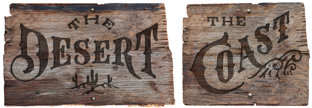 1506 The Desert & Coast Nicolas Fredrickson Design (1000x365), Png Download