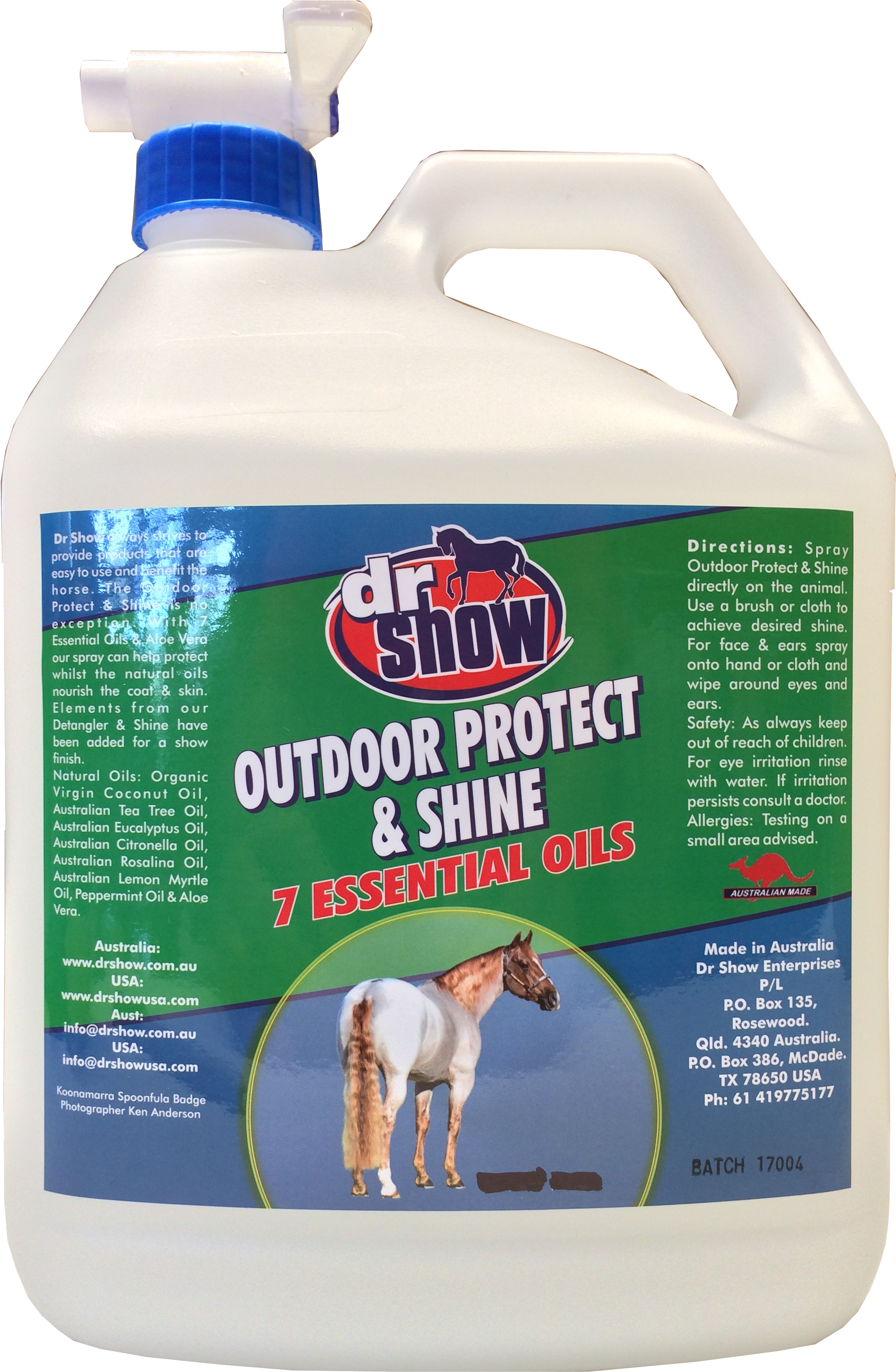 Fly Spray For Horses, Insect Repellent - Dr Show Mane & Tail Detangler (2174x3157), Png Download