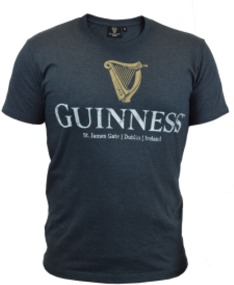 Guinness Navy Harp Tee - Guiness Toasted Cheddar Potato Chips 5.3 Oz. (150g) (600x799), Png Download