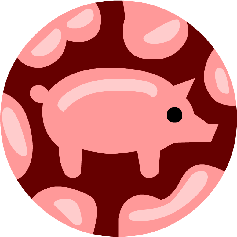 Swine Flu - Illustration (880x880), Png Download