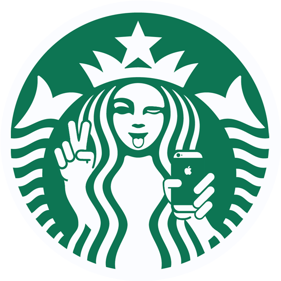Starbucks Logo Symbol Png - Starbucks New Logo 2011 (1000x546), Png Download