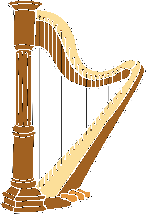 Percussionist Cliparts Zone Harpist - Clip Art (288x423), Png Download