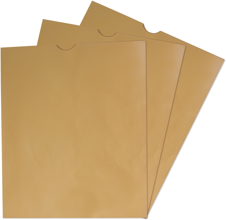 Kraft X-ray Negative Flat Envelopes - Envelope (740x743), Png Download
