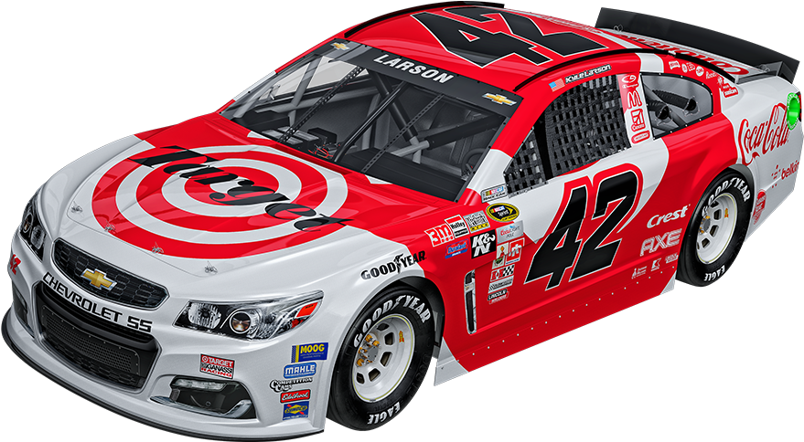 Kyle Larson's Darlington Throwback Paint Scheme Has - Kyle Larson Darlington Throwback (922x520), Png Download