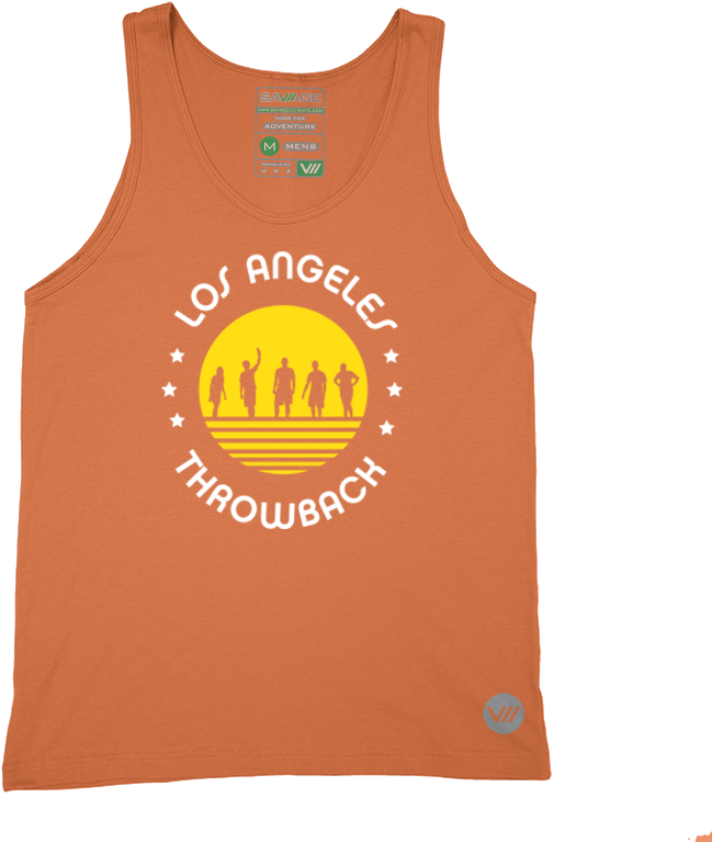 Throwback Beach Cotton Tank - Los Angeles (800x800), Png Download