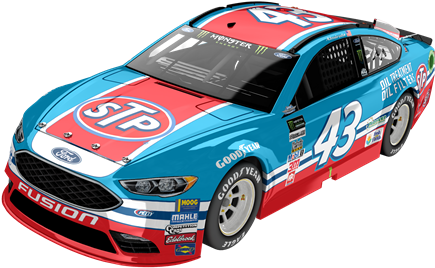 Seeing All Southern 500 Throwback Schemes For 2017 - Action Racing Aric Almirola 2017 #43 Smithfield 1:24 (575x288), Png Download