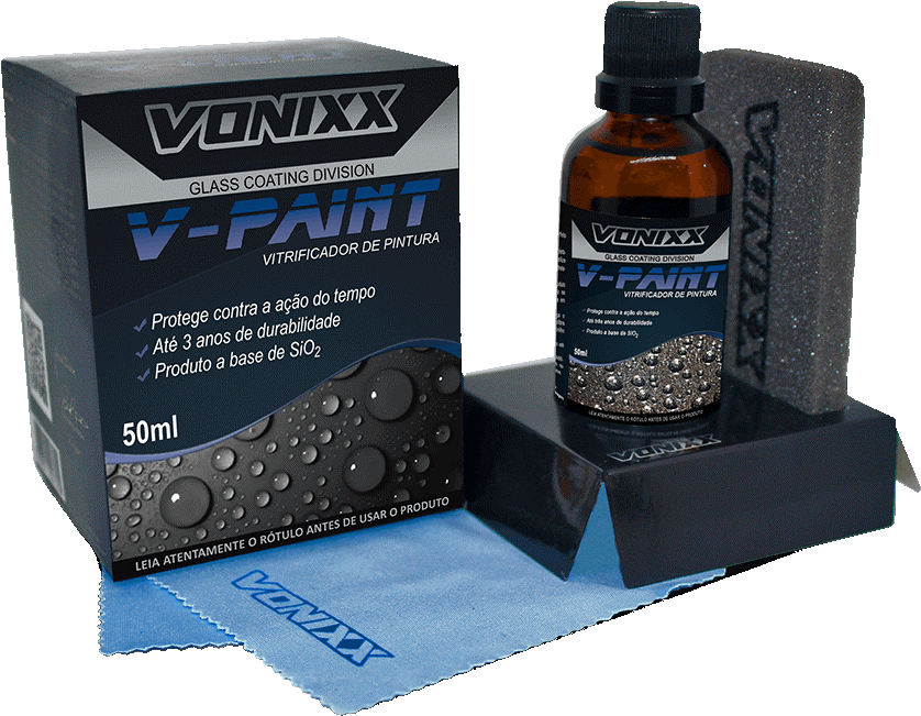 V-paint Vitrificador De Pintura - Vonixx V Light Revestimento Para Faróis 50ml (1000x1000), Png Download