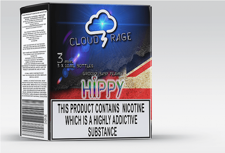 Hippy 3 X 10ml - Eco Vapours (726x1000), Png Download