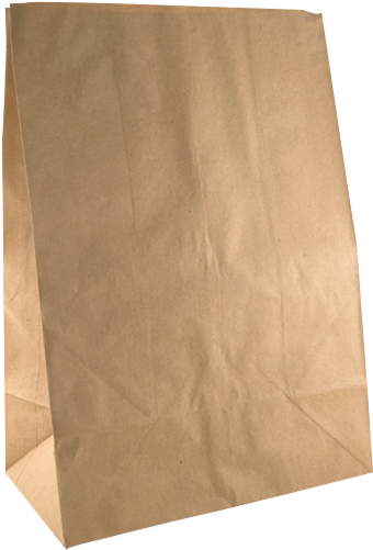 Brown Paper Grocery Bags - Large Paper Bags (500x500), Png Download