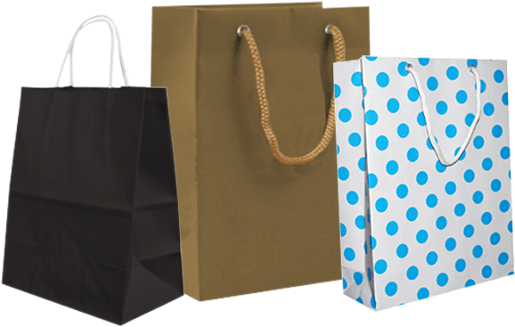 Kraft Paper Bags - Paper (631x462), Png Download