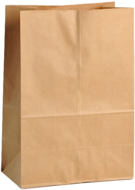 Kraft Natur Paper Bags - Paper (348x500), Png Download