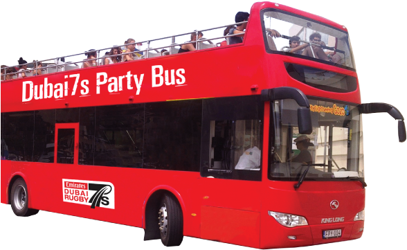 Emirates Rugby - Dubai Bus Png (600x406), Png Download