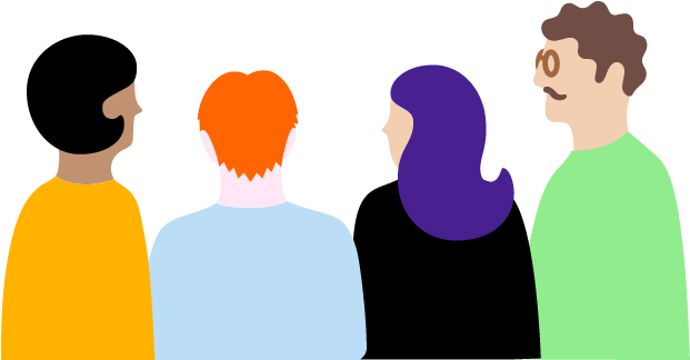 To Show What Young People Without Formal Qualifications - Young People Illustration Png (677x332), Png Download