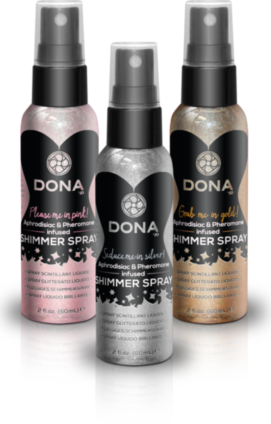 Dona Shimmer Spray 2oz Cluster - Dona Shimmer Spray - Pink - 2 Oz. (384x600), Png Download