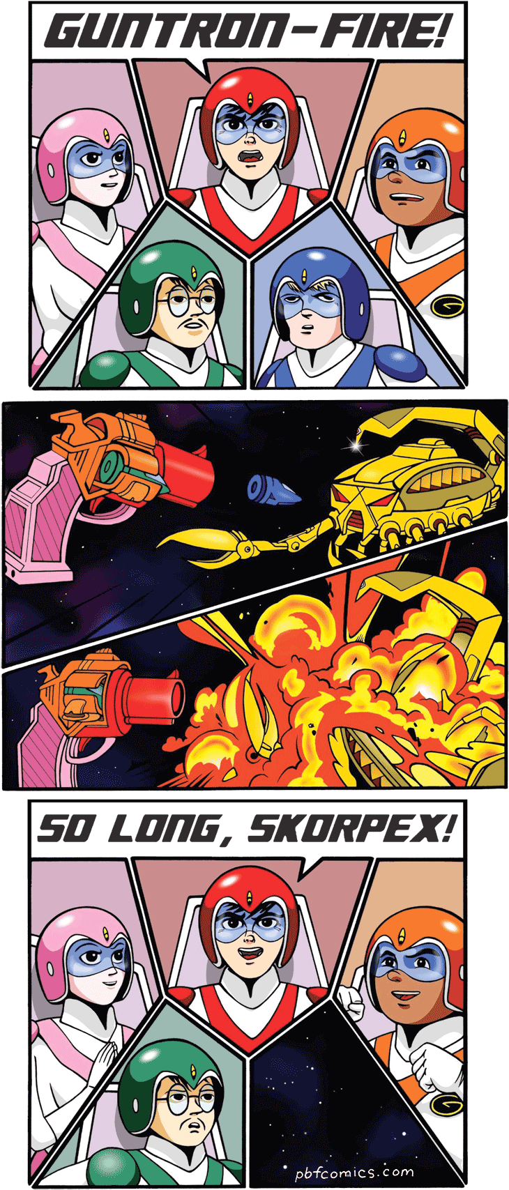 Guntron - « - Comic's With Dark Endings (750x1742), Png Download