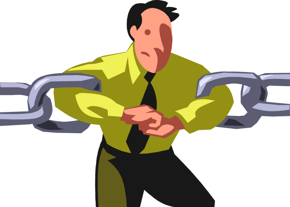 Vector Illustration Of Businessman Plays Essential - Cartoon (978x700), Png Download