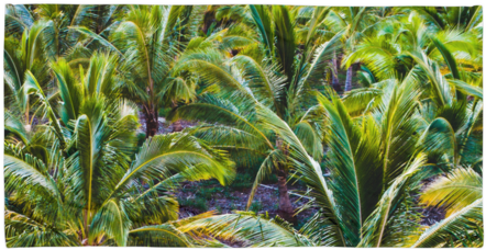 Coco Farm Printed Beach Towel (500x500), Png Download