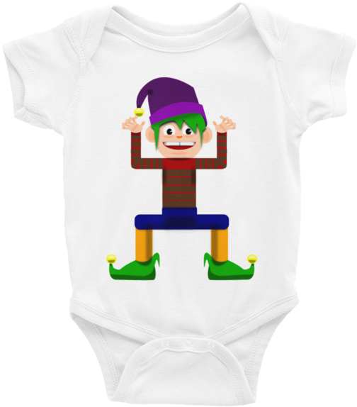 Elf Boy Baby Infant Bodysuit - Rules E Safety (600x600), Png Download
