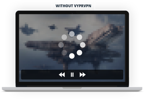 Slow Streaming Without Vyprvpn - Streaming Buffering (470x322), Png Download